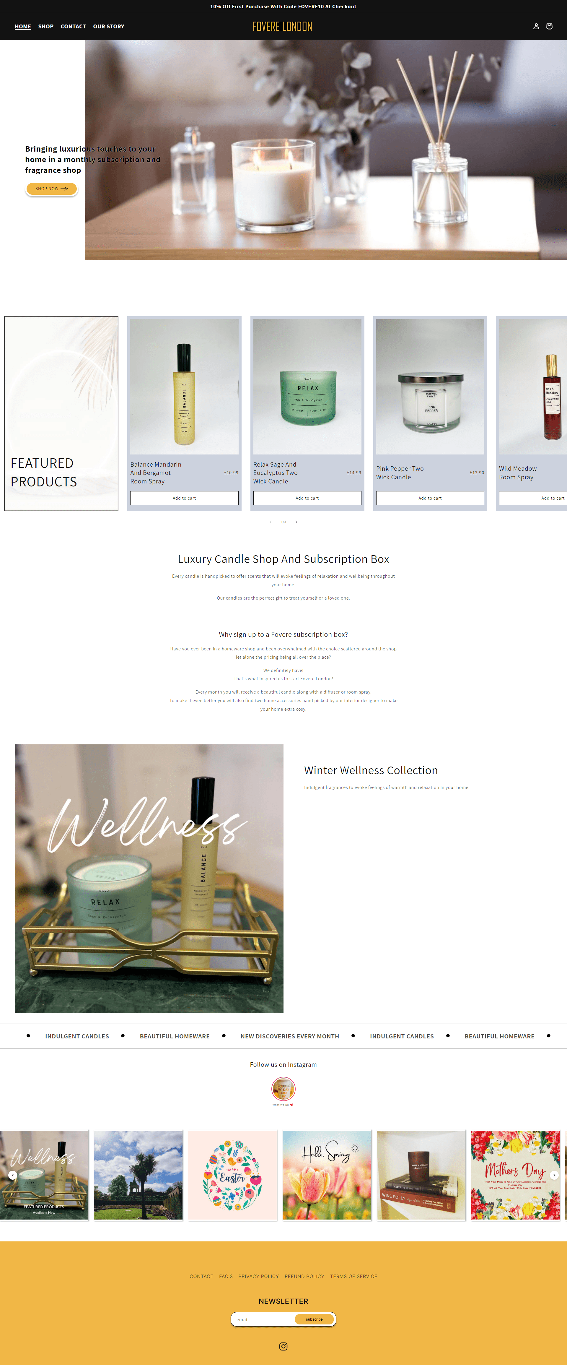 Steve Lemon — Luxury candle & fragrance shop